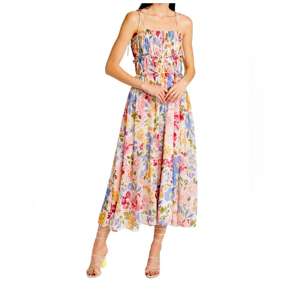 En Saison Constantia Floral Chiffon Dress